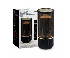 V-tac 2x3W Nešiojamas LED bluetooth garsiakalbis, 1200mah, 88.3x88.3x204mm