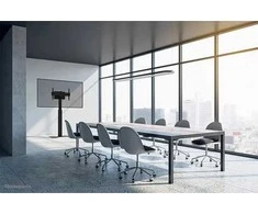 Laikiklis NEOMOUNTS MOVE UP DISPLAY FLOOR STAND (32-75") SOLID STEEL FLOOR PLATE