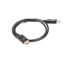 LANBERG CA-DPDP-10CC-0010-BK cable Ekranas Port M/M 1m 4K juodas
