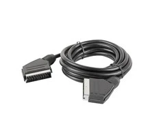 LANBERG CA-EUEU-10CC-0018-BK laidas Scart-Scart 1,8 m