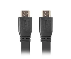 LANBERG CA-HDMI-21CU-0030-BK laidas HDMI M/M V2.0 3M Juodas Butas