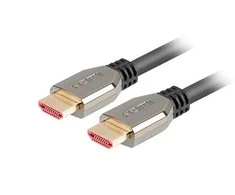 LANBERG HDMI M/M v2.1 cable 1m 8K 60Hz juodas