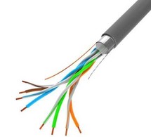 Lanberg kabelis LAN FTP 100Mb/s 100m drut CCA pilka