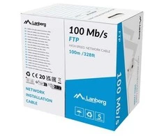 LAN CABLE FTP 100MB/S 100M CCA LINK GRAY LANBERG