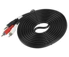 LANBERG CA-MJRC-10CC-0050-BK stereo garso kabelis Mini Jack 3.5mm M -> 2x RCA Cinch 5m