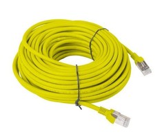 LANBERG patchcord kat.5e 30m geltona