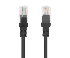 LANBERG patchcord kat.5e 30m juodas