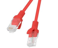 LANBERG patchcord kat.5e 30m raudona