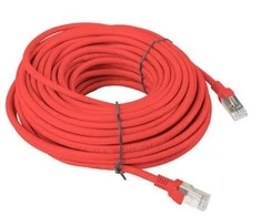 LANBERG patchcord kat.5e 30m raudona