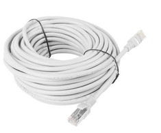 LANBERG patchcord kat.5e 50m pilkas