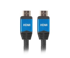 LANBERG CA-HDMI-20CU-0010-BL kabelis HDMI M/M V2.0 1M Juodas Premium
