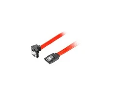 LANBERG CA-SASA-13CU-0030-R CABLE SATA DATA II 6GB/S F/F 30cm METAL CIP ANGLED Rounds