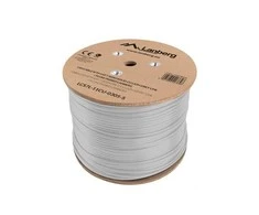 LANBERG LAN kabelis SFTP kat.7 305m solid CU LSZH pilkas CPR fluke praėjo