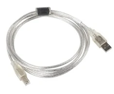 LANBERG CA-USBA-12CC-0030-TR kabelis USB 2.0 AM-BM su fermatomu 3m