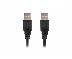 LANBERG cable USB-A M/M 2.0 1.8m juodas
