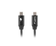 LANBERG USB-C M/M 2.0 laidas 1.8m Quick Charge 4.0 juodas