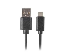LANBERG CA-USBO-20CU-0030-BK laidas USB-C M A M 2.0 QC 3.0 3m Juodas