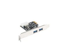 LANBERG PCE-US3-002 PCI Express->USB 3.1 GEN1 2 prievadų + žemo profilio