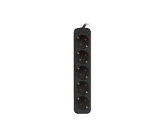 LANBERG Power strip 5x Shuko 1.5m juodas