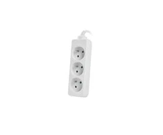 LANBERG PS0-03E-0300-W 3M Baltas 3X 230V Lanter EXTENSION PL. CABLE FROM FULL COPPER