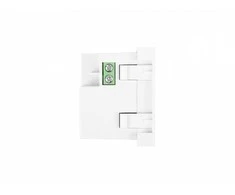 LANBERG AC 45x45 lizdas 230V 5V 2xUSB 2.1A baltas