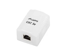LANBERG OS5-0001-W FTP Data Box 1 prievado RJ45 ekranuotas kat. 5E