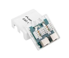 LANBERG OS6-0002-W FTP Data Box 2 prievadų RJ45 ekranuotas kat. 6