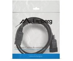 LANBERG CA-C19E-10CC-0018-BK ilgintuvo maitinimo kabelis C19-> C20 serveriai 1.8m