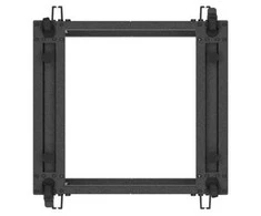 Lanberg Open Rack 12U 600x600-1100 reguliuojamas juoda