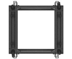 Lanberg Open Rack 15U 600x600-1100 reguliuojamas juoda