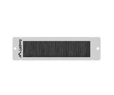 LANBERG AK-1104-S Lanberg kabelio įvedimo šepečio panelė 10, pilka