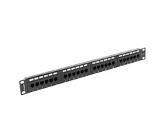 LANBERG PPU6-1024-B Patch Panel 24 port 1U cat. 6 juodas