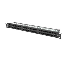 LANBERG PPU5-1048-B Patch Panel 48 port 1U cat. 5e juodas