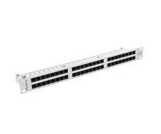 LANBERG PPU6-1048-S Lanberg Patch Panel 48 prievadas 1U, kat. 6, pilkas