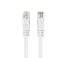 LPATCHCORD KAT.5E UTP 0.25M Baltas FLUKE PASSED LANBERG 10-PACK