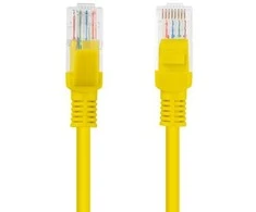 LANBERG PCU5-10CC-0025-Y Patchcord RJ45 kat. 5e UTP 0,25m geltona