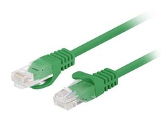 PATCHCORD KAT.5E UTP 2M Žalias FLUKE PASSED LANBERG 10-PACK