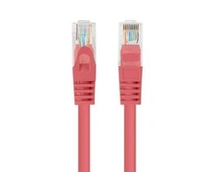 Lanberg 10-Pack Patchcord kat.5e UTP 3m raudona Fluke Passed
