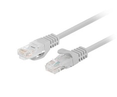 LANBERG Patchcord Cat.5e UTP 7.5m pilkas