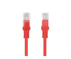 LANBERG PCU6-10CC-0025-R Patchcord RJ45 kat. 6 UTP 0,25 m raudona
