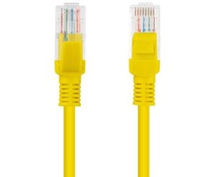 Lanberg PCU6-10CC-0025-Y networking cable Geltona 0.25 m Cat6 U/UTP (UTP)