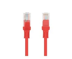 LANBERG PCU6-10CC-0050-R Patchcord RJ45 kat. 6 UTP 0,5m raudona