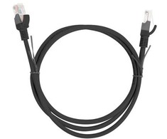 LANBERG PCU6-10CC-0100-BK Patchcord RJ45 kat. 6 UTP 1m lizdai