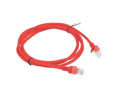 LANBERG PCU6-10CC-0150-R Patchcord RJ45 kat. 6 UTP 1,5 m raudona