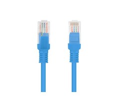 LANBERG PCU6-10CC-0300-B Patchcord RJ45 kat. 6 UTP 3m mėlyna