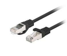 Lanberg PCF6-20CC-0100-BK tinklo kabelis Juodas 1 m Cat6 U/UTP (UTP)