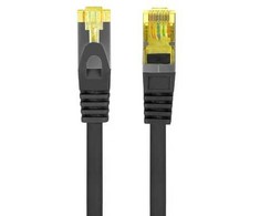 LANBERG 6A kategorijos tinklo kabelis S/FTP LSZH CU 5 m juodas, Fluke patvirtintas