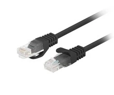 Lanberg 10-Pack Patchcord kat.6 UTP 0.25m juoda Fluke Passed