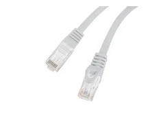 LANBERG Patchcord kat.6 UTP LSZH CU 0.25m pilkas Fluke pravaziavo
