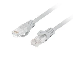 LANBERG Patchcord kat.6 UTP LSZH CU 0.5m pilkas Fluke pravaziavo